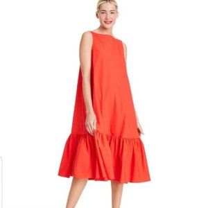 Christopher John Rogers Sleeveless Ruffle Dress
